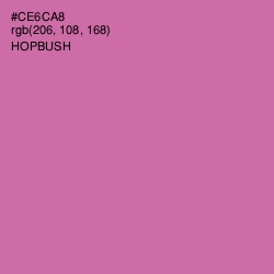 #CE6CA8 - Hopbush Color Image