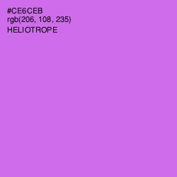 #CE6CEB - Heliotrope Color Image