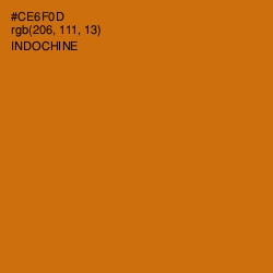 #CE6F0D - Indochine Color Image