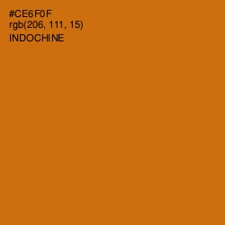 #CE6F0F - Indochine Color Image