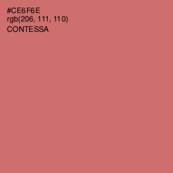 #CE6F6E - Contessa Color Image