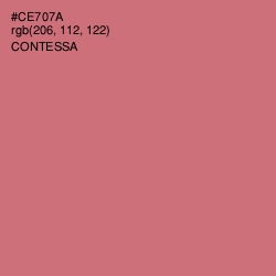 #CE707A - Contessa Color Image