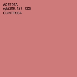#CE797A - Contessa Color Image