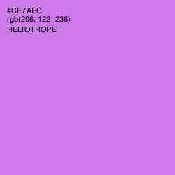 #CE7AEC - Heliotrope Color Image