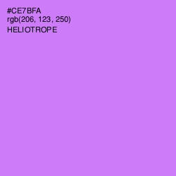 #CE7BFA - Heliotrope Color Image