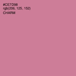 #CE7D98 - Charm Color Image