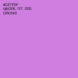 #CE7FDF - Orchid Color Image