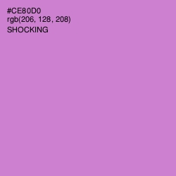 #CE80D0 - Shocking Color Image