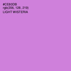 #CE80DB - Light Wisteria Color Image