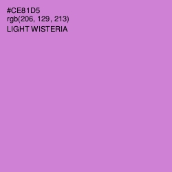 #CE81D5 - Light Wisteria Color Image