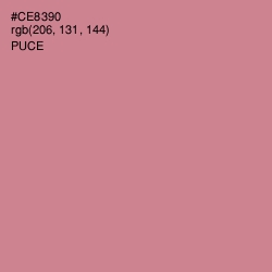 #CE8390 - Puce Color Image