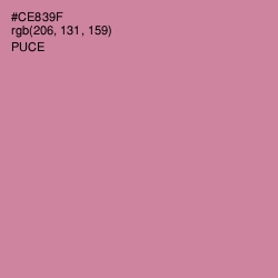 #CE839F - Puce Color Image