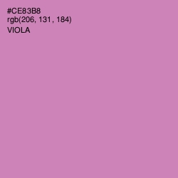 #CE83B8 - Viola Color Image