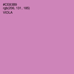 #CE83B9 - Viola Color Image