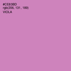 #CE83BD - Viola Color Image