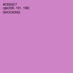 #CE83C7 - Shocking Color Image