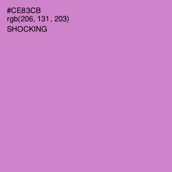 #CE83CB - Shocking Color Image