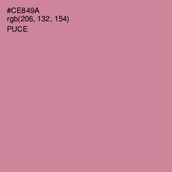 #CE849A - Puce Color Image