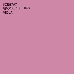#CE87A7 - Viola Color Image