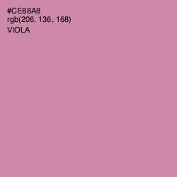 #CE88A8 - Viola Color Image