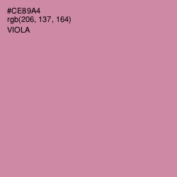 #CE89A4 - Viola Color Image