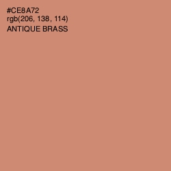 #CE8A72 - Antique Brass Color Image