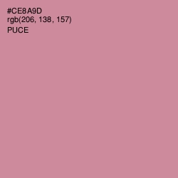 #CE8A9D - Puce Color Image