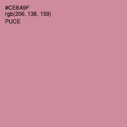 #CE8A9F - Puce Color Image