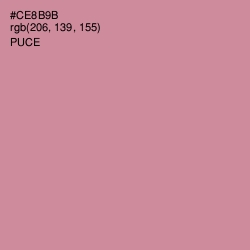 #CE8B9B - Puce Color Image