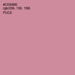 #CE8B9E - Puce Color Image