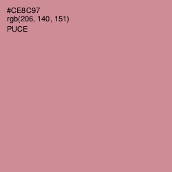 #CE8C97 - Puce Color Image