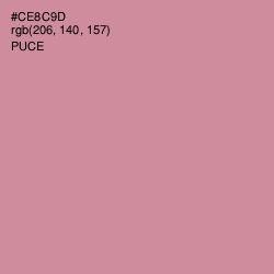 #CE8C9D - Puce Color Image