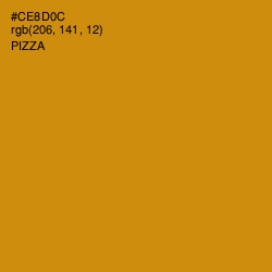 #CE8D0C - Pizza Color Image