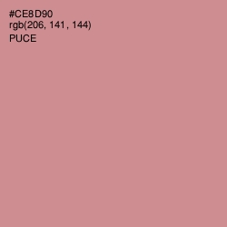 #CE8D90 - Puce Color Image