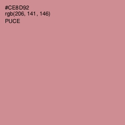 #CE8D92 - Puce Color Image