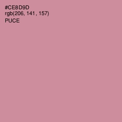 #CE8D9D - Puce Color Image