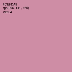 #CE8DA5 - Viola Color Image