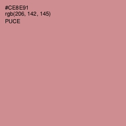 #CE8E91 - Puce Color Image