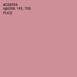 #CE8F99 - Puce Color Image