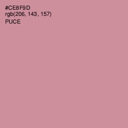 #CE8F9D - Puce Color Image