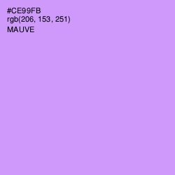 #CE99FB - Mauve Color Image