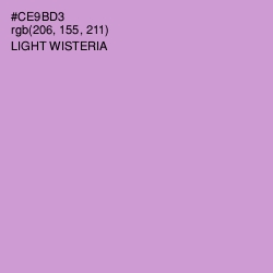 #CE9BD3 - Light Wisteria Color Image