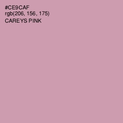 #CE9CAF - Careys Pink Color Image