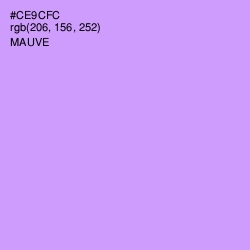 #CE9CFC - Mauve Color Image