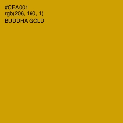 #CEA001 - Buddha Gold Color Image