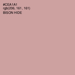 #CEA1A1 - Bison Hide Color Image