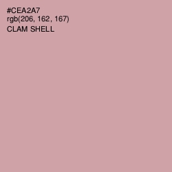 #CEA2A7 - Clam Shell Color Image