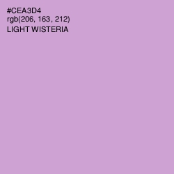 #CEA3D4 - Light Wisteria Color Image