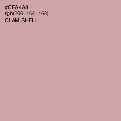 #CEA4A8 - Clam Shell Color Image