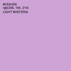 #CEA4D6 - Light Wisteria Color Image